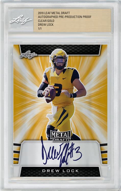 2019 draft leaf metal box|leaf metal draft card.